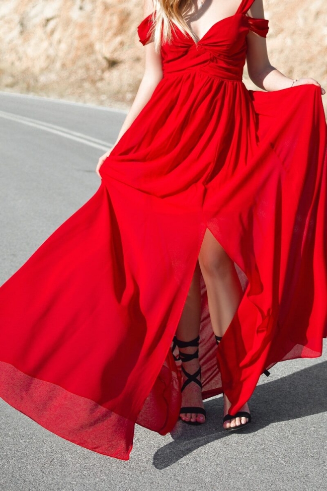 Robe rouge